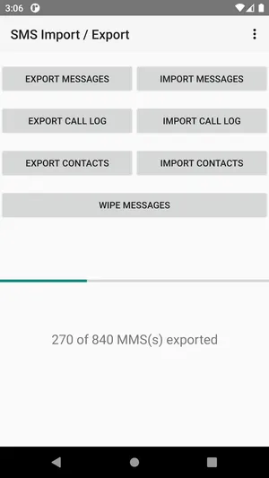 SMS Import  Export